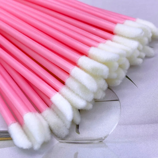 100 pz monouso pennello per labbra estensione ciglia pennelli trucco mascara - immagine 2
