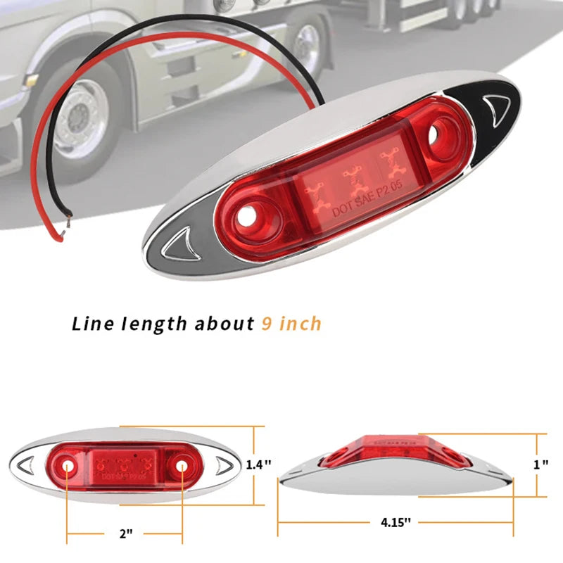 4 pezzi luci per barche marine di cortesia a LED cabina ponte passerella - immagine 5