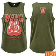 Canotta da boxe uomo t-shirt estiva girocollo senza maniche - immagine 6