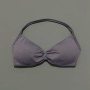 Reggiseno sportivo con spalline Intimo yoga Donna Palestra Top Corsa Esercizio senza - Mushroom Grey - immagine 22