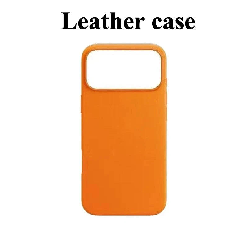 Per Apple Custodia in pelle Magsafe per IPhone 17 Pro Max 17 Air Custodia con ricarica wireless Cover magnetica 16 Pro Max con scatola