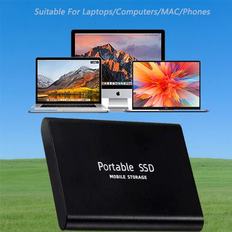 SSD esterno ad alta capacità 256TB HD esterno portatile 2TB Usb3.1 Potente disco a stato solido 1TB per laptop/computer/MAC/telefono