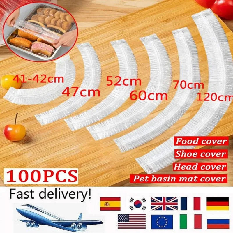 Coperture Elastiche Alimentari Monouso per Conservare Cibo Fresco e Protetto