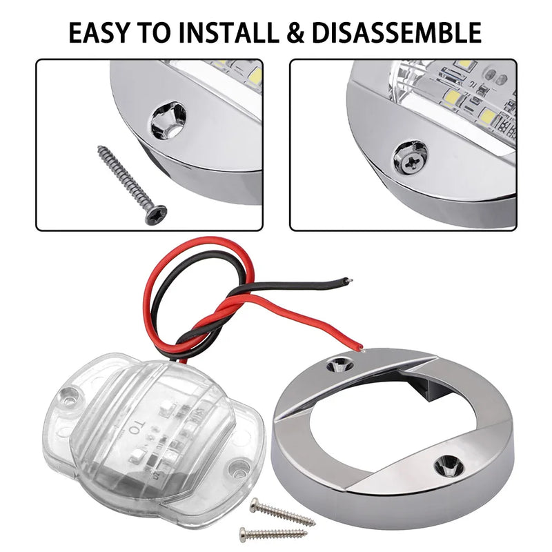 Luci marine per barche Luce di navigazione Lampada posizione impermeabile camion RV - immagine 2