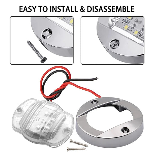 Luci marine per barche Luce di navigazione Lampada posizione impermeabile camion RV - immagine 2