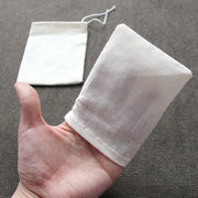 50 pz Sacchetto di Stoffa Garza Cotone Puro Filtro Aspirazione Singola Marinata - immagine 3