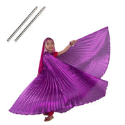 Ali Costumi Bambini Abito di danza del ventre per ragazze Regalo Abiti Bollywood - Purple NOT Opened S (110-129cm) - immagine