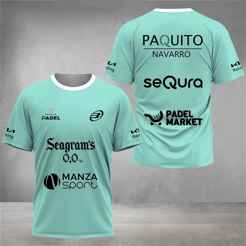 T-shirt da uomo Cool Assorbimento del sudore Manica corta Nuovi sport estivi - immagine 14