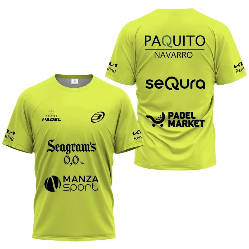 T-shirt da uomo Cool Assorbimento del sudore Manica corta Nuovi sport estivi - immagine 3