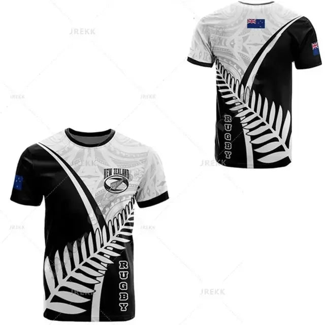 Divertente RUGBY T Shirt Abbigliamento Uomo Estate Casual Traspirante Manica corta 3D - immagine 10