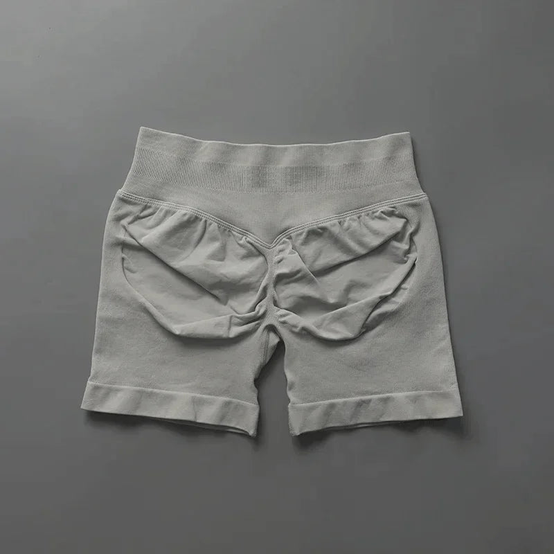 Pantaloncini da Yoga per Fitness | Pantaloncini sportivi da donna da 4,5 pollici per corsa ed esercizio, alternativa di qualità ai marchi più famosi, abbigliamento da palestra senza cuciture modellante.