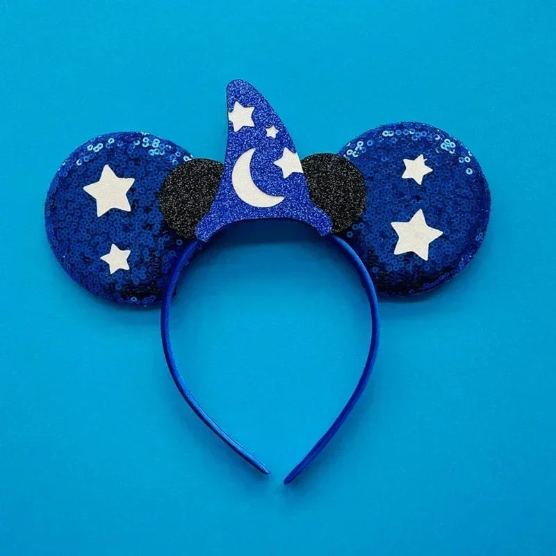 Disney Pink Daisy Duck Bow Fasce per capelli Paillettes viola Fascia orecchie di - 25 - immagine 26