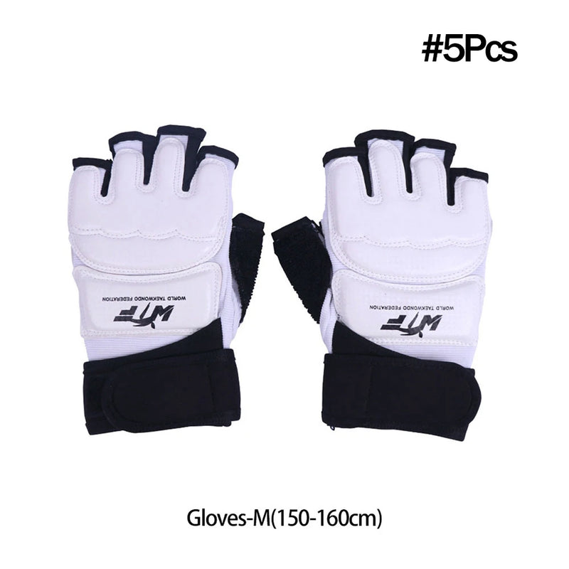 Guanti Karate Mezza Dita – Protezioni Arti Marziali per Taekwondo, Boxe & Kickboxing