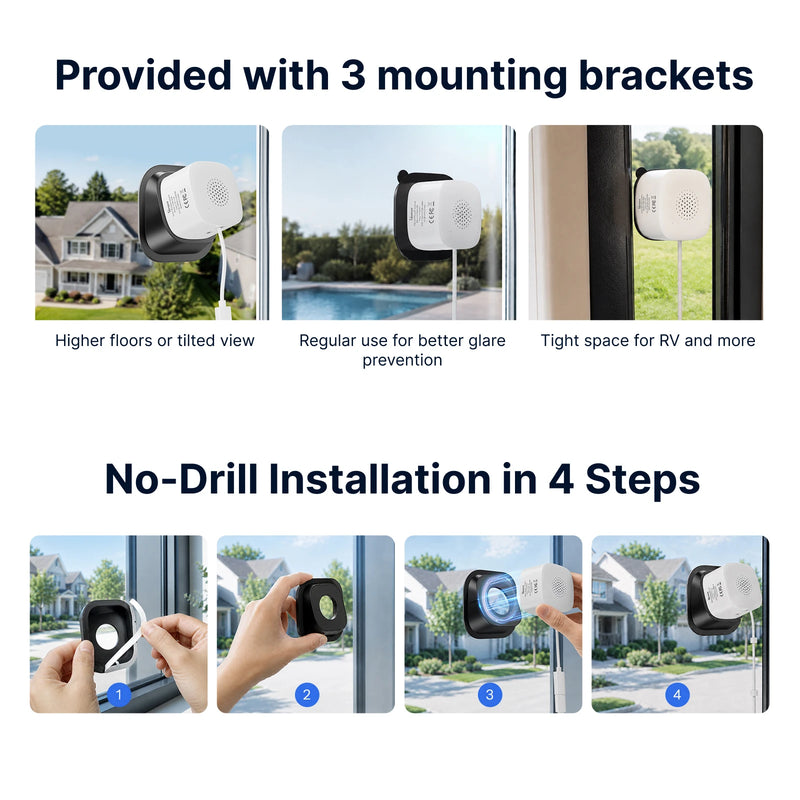 SONOFF CAM‑S3W GlassView Telecamera di Sicurezza Intelligente per Finestre - immagine 4