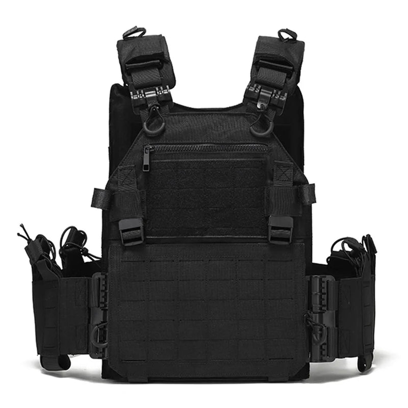 Gilet Multifunzionale a Sgancio Rapido con Taglio Laser MOLLE - immagine 7