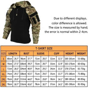 Magliette tattiche Camicie da combattimento T-shirt traspirante a maniche lunghe uomo - immagine 2