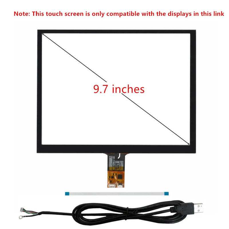 Per iPad 3/4 9.7 Pollici LP097QX1-SPA1 LTL097QL01 FAI DA TE IPS 2K Display LCD Schermo Monitor di Controllo Driver Bordo Digitizer Touchscreen