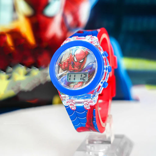 Flash Colorato Luce Spiderman Orologi per bambini ragazzi Cartoon Unicorno Ragazze