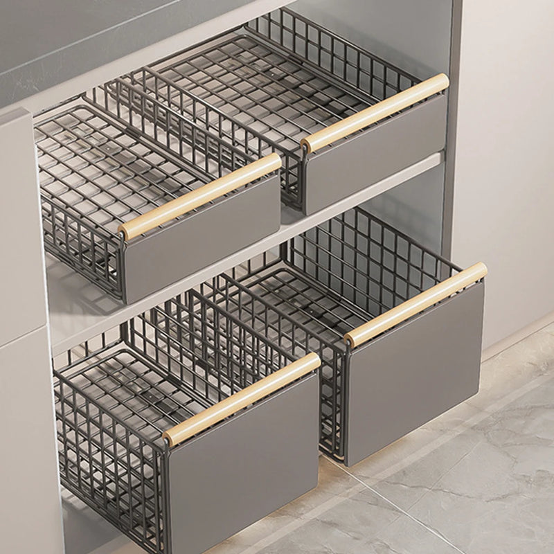 Cassetto da cucina allungabile telescopico per armadio Scaffale estraibile - immagine 3