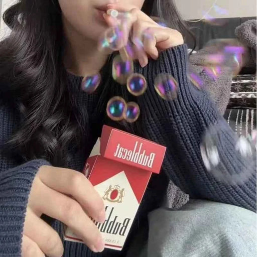 Scatola di sigarette divertente e strana INS, giocattolo e accessorio fotografico, come regalo per il tuo amico, dispositivo per bolle di sapone, macchina per bolle portatile da esterno, regali per feste.