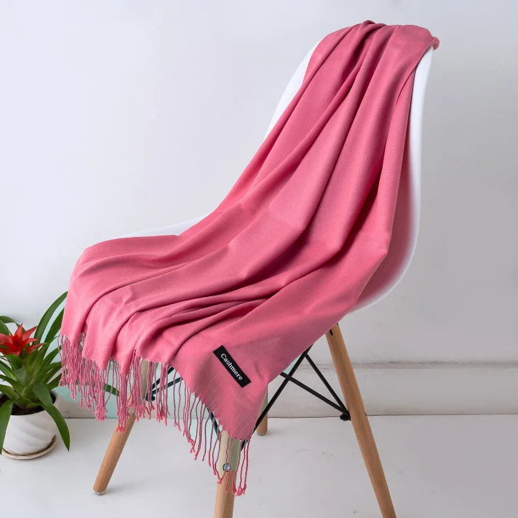 Sciarpa di Pashmina da donna Scialli Morbida sensazione cashmere Foulard viaggio - 34 - immagine 18
