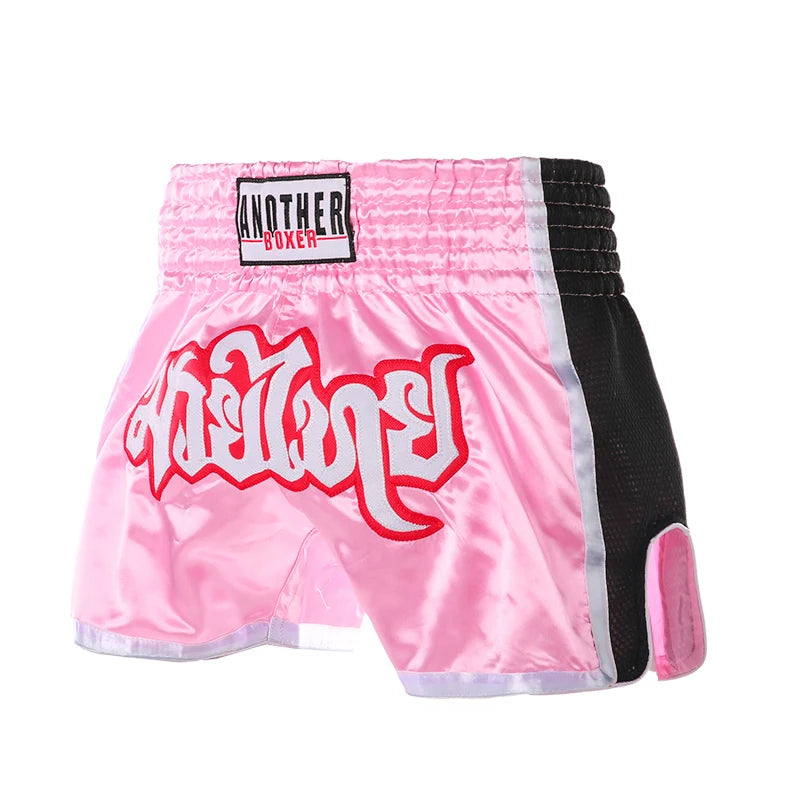 Pantaloncini Muay Thai per Uomo Donna e Bambino Abbigliamento da Palestra - immagine 16