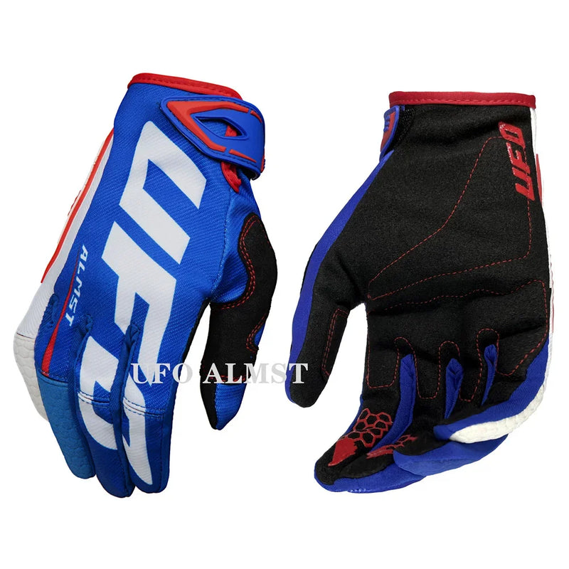 Guanti Moto Enduro Motocross UFO Almst – Antiscivolo, Traspiranti e Antiurto con Touch Screen, Guanti MX ATV Estivi