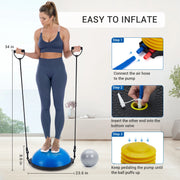 Mezza palla da allenamento per l’equilibrio 25 pollici - immagine 3
