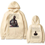 Boxing King Mike Tyson Felpa con cappuccio stampa fronte-retro Uomo e donna Cool - immagine 9