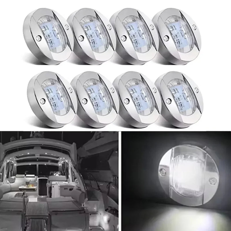 Luci marine per barche Luce di navigazione Lampada posizione impermeabile camion RV - immagine 15