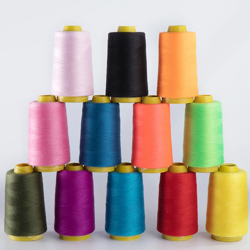 Filo da Cucito Professionale 1300 Metri Filo in poliestere resistente per macchina da cucire e cucito a mano