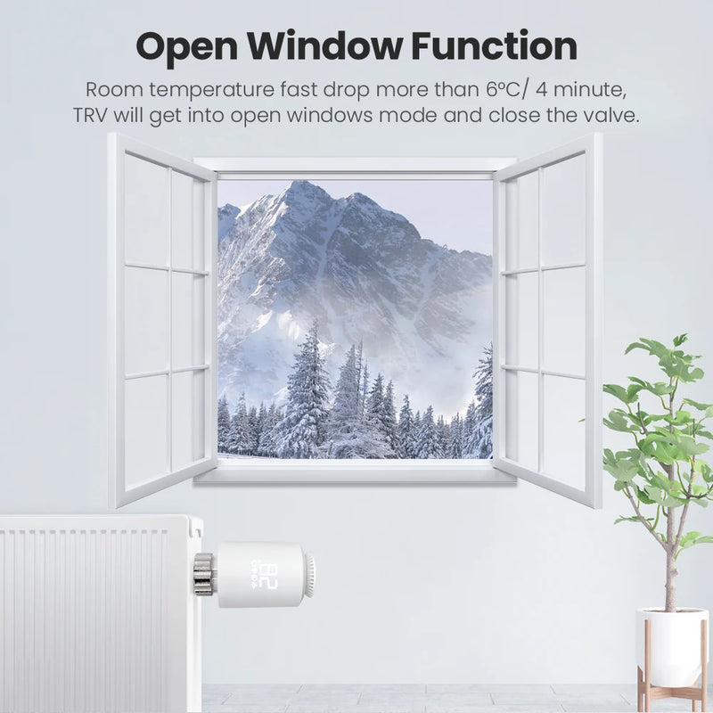AVATTO Tuya ZigBee3.0 Termostato Attuatore per radiatore Smart TRV Controller valvola termostatica Funziona con Alexa Google Home Alice