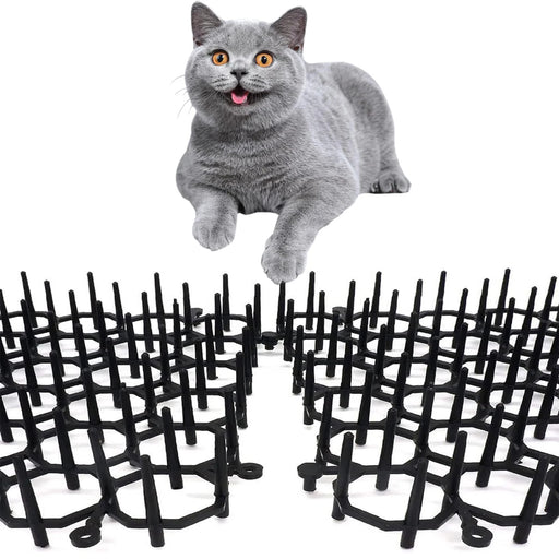 Confezione da 12 tappetini deterrenti per gatti tappetino scatti piante chiodate - immagine 2