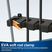 Supporti per canna da pesca Supporto asta verticale a 6 canne palo modulare - immagine 4