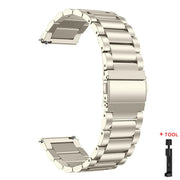 Cinturino Acciaio Inossidabile 20mm/22mm – Compatibile Samsung Galaxy Watch, Huawei GT, Amazfit - Campeda