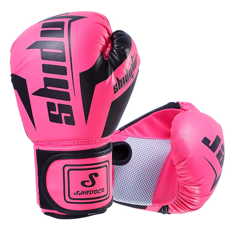 Guanti da Boxe Traspiranti 6/10 oz – Muay Thai, Sanda, Taekwondo per Adulti e Bambini
