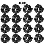 Campanello per Bicicletta in Lega da 2/4/8/16 Pezzi - 16 Pcs Black - immagine 5