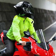 WOSAWE Moto Donna Impermeabile Cap Tasca Equitazione Riflettente Motociclista Split - immagine 2