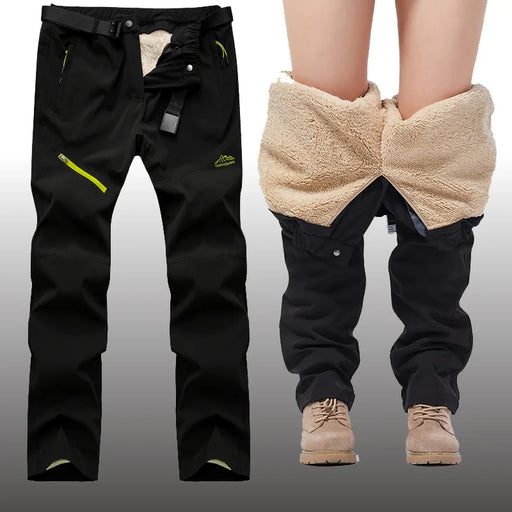 Pantaloni invernali spessi e caldi da esterno lunghi tattici impermeabili uomo