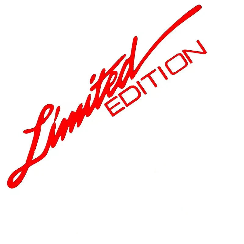 Adesivo Auto Moto “EDIZIONE LIMITATA” – Sticker Vinile Riflettente Laser per Car Styling, Decorazione Sportiva Universale - Campeda