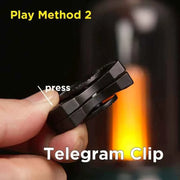 Divertimento 3-in-1 Gioco EDC Fidget Toys Personalizzato Scheletro Fantasma Fidget Spinner Lega Fidget Slider Giocattolo di Rilascio di Stress Suono Moneta Giocattolo