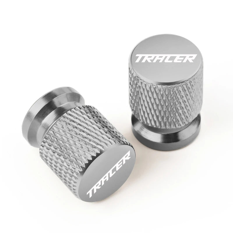 Tappi Valvole Pneumatici Moto Yamaha (2 Pezzi) – Copri Valvola CNC in Alluminio per MT07 MT09 Tracer 700/900 GT