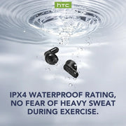 [Tela Ultra HD] Auricolari HTC NE20 Bluetooth V6 TWS Cuffie wireless sportive - immagine 7