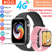 Smartwatch Bambini 4G GPS con Videochiamata e SOS – Orologio Intelligente con SIM, WiFi e Localizzatore - Campeda
