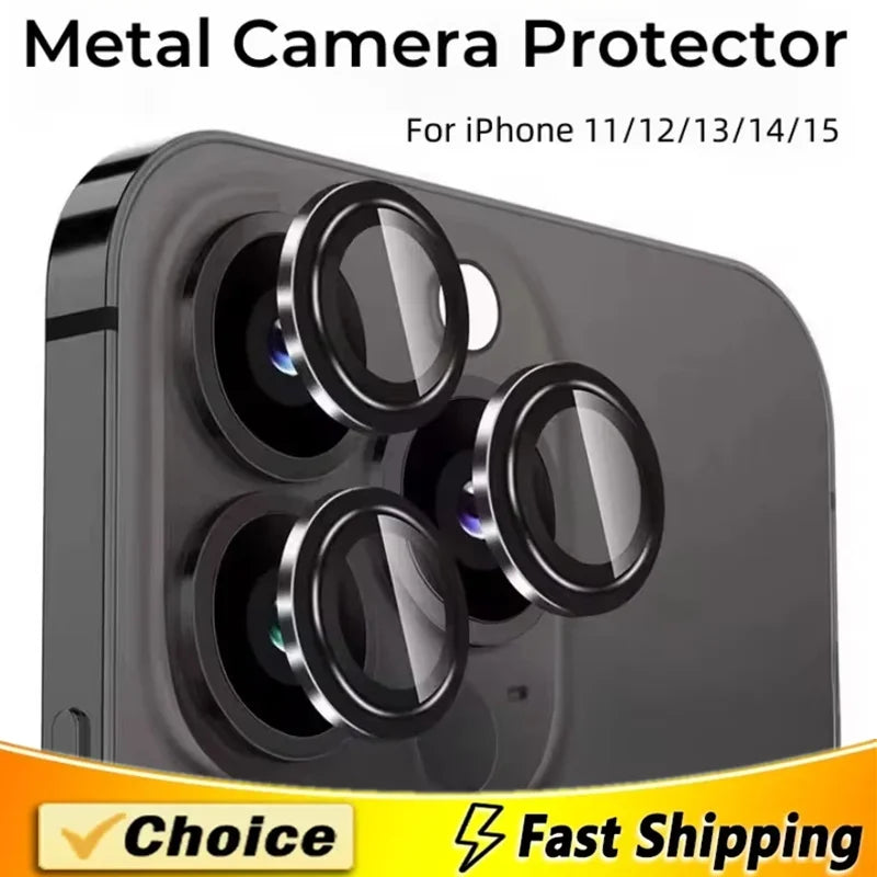 Proteggiobiettivo per iPhone 15 13 12 11 – 3 pezzi