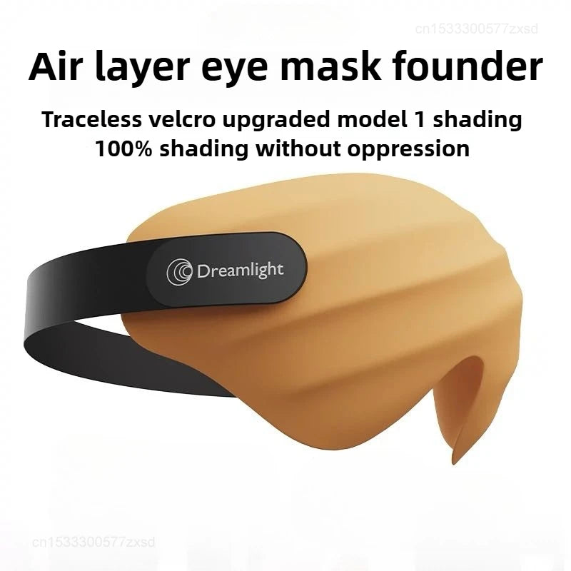 Mascherina per Dormire Dreamlight 4S, Maschera 3D Stereoscopica per Uomini e Donne, Ausilio per il Sonno, Blocca la Luce, per Viaggi