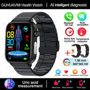 Rilevatore diagnostico AI Smart Watch Donna Test della composizione corporea dei - Black-Steel-B-2A - immagine 10