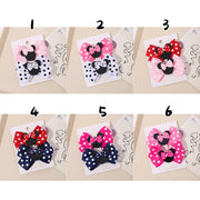 Fermagli per capelli bambina 2 pezzi con fiocco a pois, mollette cartoon adorabili, accessori capelli boutique per bambini - Campeda