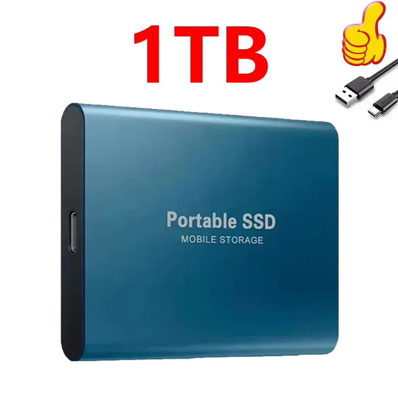 SSD esterno ad alta capacità 256TB HD esterno portatile 2TB Usb3.1 Potente disco a stato solido 1TB per laptop/computer/MAC/telefono