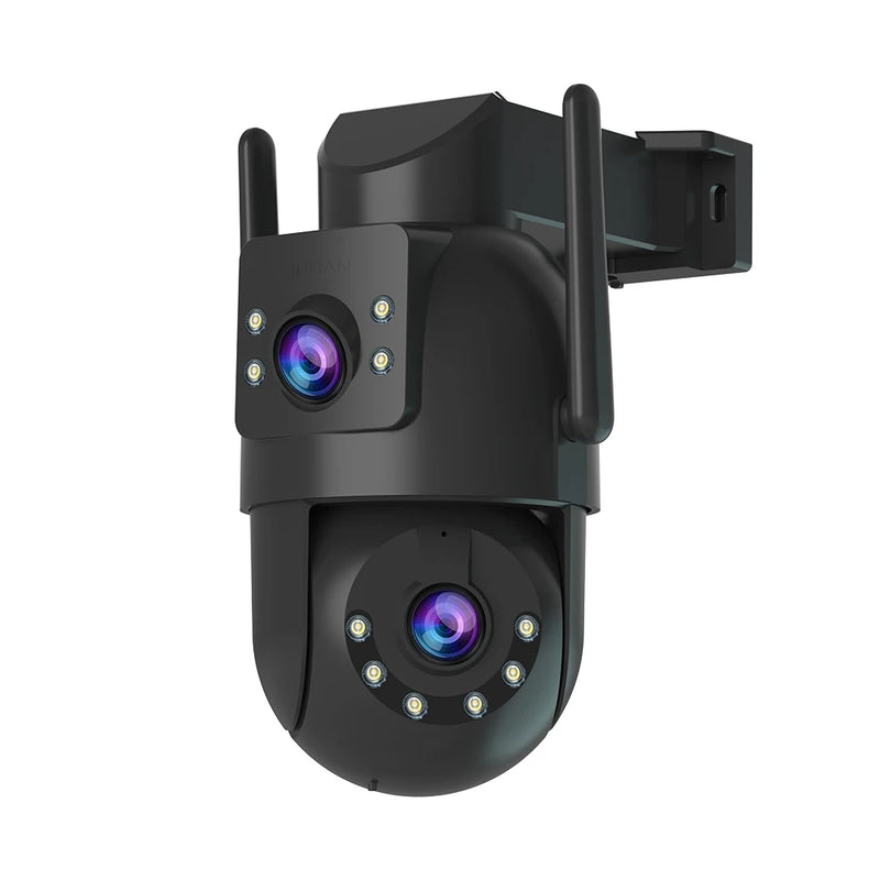 Jooan 4K 8MP HD Wifi PTZ Telecamera Esterna 5G Dual Lens Telecamere IP - Nuovo 8MP nero Spina americana - immagine 7